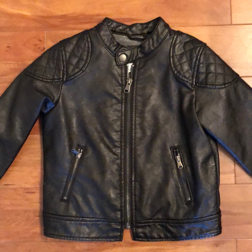 Zara Boys Faux Leather Coat